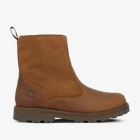 Dziecięce buty zimowe TIMBERLAND COURMA KID WARM LINEDBOOT tb1a28n53581 kolor brązowy
