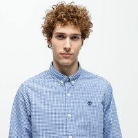 Koszula męska TIMBERLAND KOSZULA SUNCOOK RIVER POPLIN MEDIUM GINGHAM tb0a1ojhm571 kolor niebieski