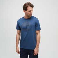 T-shirt, koszulka męska TIMBERLAND T-SHIRT TREE LOGO SHORT SLEEVE TEE tb0a2c2rs741 kolor niebieski