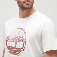 T-shirt, koszulka męska TIMBERLAND T-SHIRT TFO SEASONAL GARMENT DYED SS tb0a6de91001 kolor biały