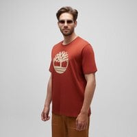 T-shirt, koszulka męska TIMBERLAND T-SHIRT KENNEBEC RIVER TREE TEE tb0a2c2reod1 kolor bordowy