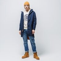 Kurtka zimowa męska TIMBERLAND KURTKA ZIMOWA MT KELSEY COTTON PARKA WITH SHERPA  tb0a2djh4331 kolor granatowy