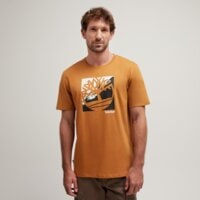 T-shirt, koszulka męska TIMBERLAND T-SHIRT LOGO GRAPHIC SHORT SLEEVE TEE tb0a43ybp471 kolor musztardowy