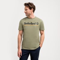T-shirt, koszulka męska TIMBERLAND T-SHIRT WWES SS FRONT GRAPHIC TEE tb0a27j85901 kolor zielony