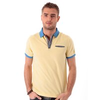 Koszulka polo męska TIMBERLAND POLO SS SLIM OXFORD 4653j718 kolor żółty