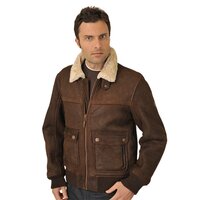Kurtka zimowa męska TIMBERLAND KURTKA SHEARLING BOMBER JKT 82471968 kolor brązowy