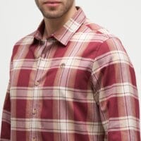 Koszula męska TIMBERLAND KOSZULA HERRINGBONE FLANNEL CHECK SHIRT tb0a42y1eys1 kolor bordowy