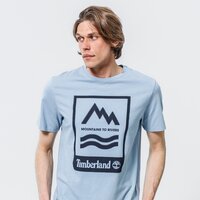 T-shirt, koszulka męska TIMBERLAND T-SHIRT MTR PRINT CREW TEE REG tb0a2fnhg291 kolor niebieski