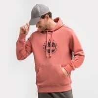 Bluza męska TIMBERLAND BLUZA Z KAPTUREM REFIBRA LOGO HOODED SWEATSHIRT tb0a65undj11 kolor różowy