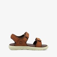 Sandały dziecięce TIMBERLAND NUBBLE SANDAL LTHR 2 STR ca1rai kolor brązowy