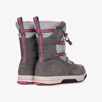 Dziecięce buty zimowe TIMBERLAND SNOW STOMPER PULL ON WP a1qa5 kolor szary