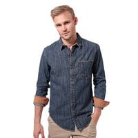 Koszula męska TIMBERLAND KOSZULA LS MUMFORD RIVER DENIM 5553j958 kolor niebieski