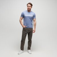 T-shirt, koszulka męska TIMBERLAND T-SHIRT LINEAR LOGO SHORT SLEEVE TEE tb0a5upqb881 kolor blekitny