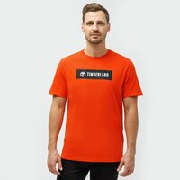 T-shirt, koszulka męska TIMBERLAND T-SHIRT BLOCK LINEAR TEE BRAND CARRIER tb0a2g448451 kolor czarny