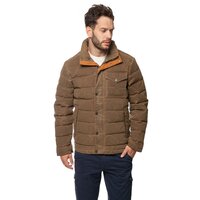 Kurtka zimowa męska TIMBERLAND KURTKA OS MT DAVIS WAX DWN JKT a16pg838 kolor brązowy