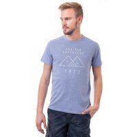T-shirt, koszulka męska TIMBERLAND T-SHIRT REVERSE TEE 7106j478 kolor niebieski