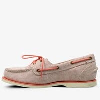 Buty żeglarskie damskie TIMBERLAND CLASSIC BOAT CANVAS BOAT a1p38 kolor różowy