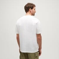 T-shirt, koszulka męska TIMBERLAND T-SHIRT SHORT SLEEVE NEW WOVEN BADGE TEE tb0a5rce1001 kolor biały