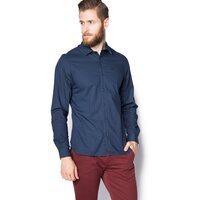 Koszula męska TIMBERLAND KOSZULA PRINTED  POPELINE 0yfguf01 kolor granatowy