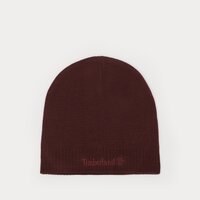 Czapka zimowa damska TIMBERLAND CZAPKA KNIT LOGO BEANIE tb0a1egxi301 kolor bordowy