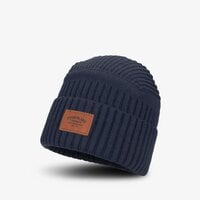 Czapka zimowa damska TIMBERLAND CZAPKA RIBBED BEANIE tb0a1egw4511 kolor granatowy