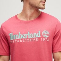 T-shirt, koszulka męska TIMBERLAND T-SHIRT SS EST. 1973 CREW TEE REGULAR tb0a6se1ed21 kolor różowy