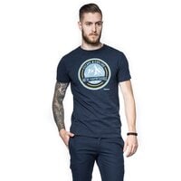 T-shirt, koszulka męska TIMBERLAND T-SHIRT MULTIGRAPH TEE a1bja433 kolor granatowy