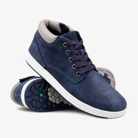 Sneakersy dziecięce TIMBERLAND DAVIS SQUARE LEATHER CHK tb0a1uyz0191 kolor granatowy