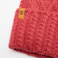 Czapka zimowa damska TIMBERLAND CZAPKA CABLE PREMIUM POM BEANIE tb0a1eroeft1 kolor różowy