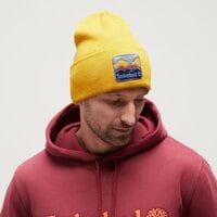 Czapka zimowa damska TIMBERLAND CZAPKA BEANIE WITH MOUNTAIN PATCH tb0a2pnjefm1 kolor żółty