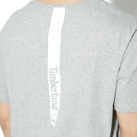 T-shirt, koszulka męska TIMBERLAND T-SHIRT SS SS TEE WITH BACK GRAPHIC a1n3c052 kolor szary