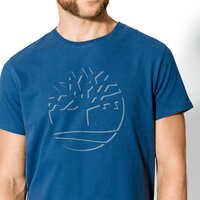 T-shirt, koszulka męska TIMBERLAND T-SHIRT SS DEAD RVR BRUSHED R a1ove288 kolor niebieski