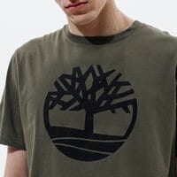 T-shirt, koszulka męska TIMBERLAND T-SHIRT SS KENNEBEC TREE LOGO TEE tb0a2c2ra581 kolor zielony