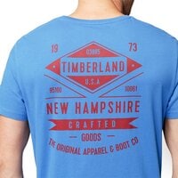 T-shirt, koszulka męska TIMBERLAND T-SHIRT KENNEBEC RIVER BK GRAPHIC a1lmzf42 kolor niebieski
