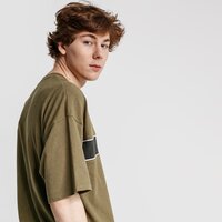 T-shirt, koszulka męska TIMBERLAND T-SHIRT SS STRIPE BOX FIT LINEAR tb0a1oafq691 kolor zielony