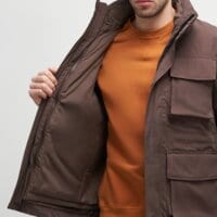 Kurtka zimowa męska TIMBERLAND KURTKA ZIMOWA ABINGTON WP 3IN1 JACKET tb0a6uzj2431 kolor brązowy