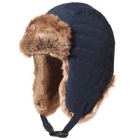 czapka zimowa męska TIMBERLAND CZAPKA UNISEX NYLON TRAPPER j1825433 kolor granatowy