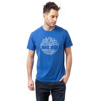 T-shirt, koszulka męska TIMBERLAND T-SHIRT KENNEBEC RVR 6637j479 kolor niebieski
