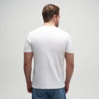 T-shirt, koszulka męska TIMBERLAND T-SHIRT WATER STACK LOGO SHORT SLEEVE TEE tb0a5mv41001 kolor biały