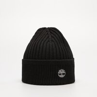 Czapka zimowa damska TIMBERLAND CZAPKA SOLID RIB BEANIE tb0a2px70011 kolor czarny