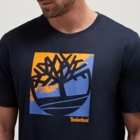 T-shirt, koszulka męska TIMBERLAND T-SHIRT LOGO GRAPHIC SHORT SLEEVE TEE tb0a43yb4331 kolor granatowy