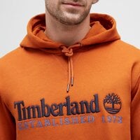 Bluza męska TIMBERLAND BLUZA Z KAPTUREM EMBROIDERY LOGO BRUSH BACK HOODI tb0a5nr28881 kolor pomarańczowy