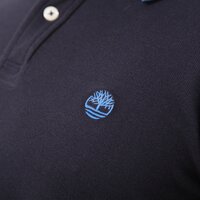 Koszulka polo męska TIMBERLAND POLO SS TIPED PIQUE 4651j434 kolor granatowy