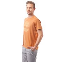 T-shirt, koszulka męska TIMBERLAND T-SHIRT KENNEBEC RVR 6637j877 kolor pomarańczowy