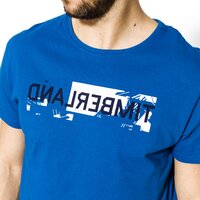 T-shirt, koszulka męska TIMBERLAND T-SHIRT SS MULTIGRAPHIC TEE UC a1n4um68 kolor granatowy