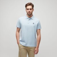 Koszulka polo męska TIMBERLAND POLO MILLERS RIVER PIQUE POLO tb0a6vdp9401 kolor blekitny