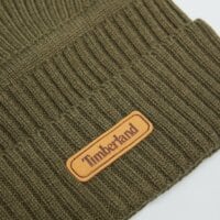 Czapka zimowa damska TIMBERLAND CZAPKA GULF BEACH BEANIE tb0a665pa581 kolor zielony
