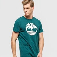 T-shirt, koszulka męska TIMBERLAND T-SHIRT SS KENNEBEC RIVER BRAND TEE TREE tb0a1l6ov351 kolor zielony