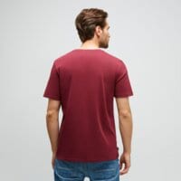 T-shirt, koszulka męska TIMBERLAND T-SHIRT KENNEBEC RIVER TEE tb0a2c2r6481 kolor bordowy