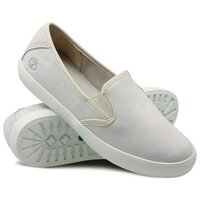 Buty casual damskie TIMBERLAND DAUSETTE LEATHER SLIP ON a1icq kolor szary